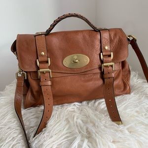 Mulberry Alexa leather satchel bag